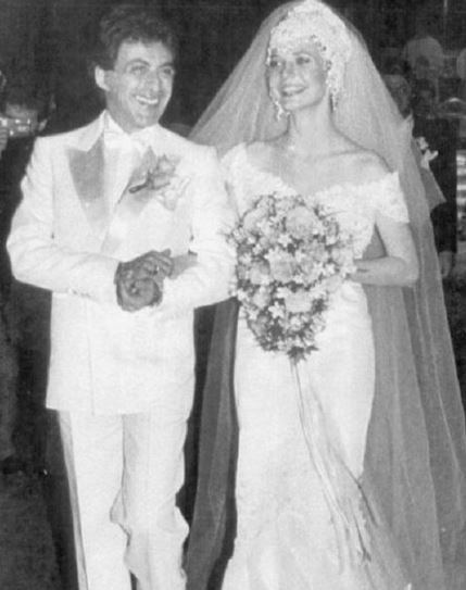 Frankie Valli and Randy Clohessy on their wedding day
